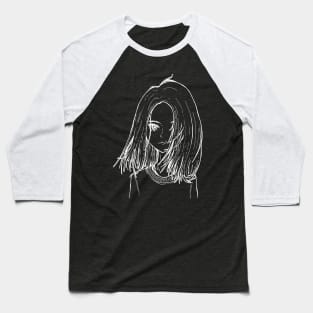 Portrait line art Baseball T-Shirt